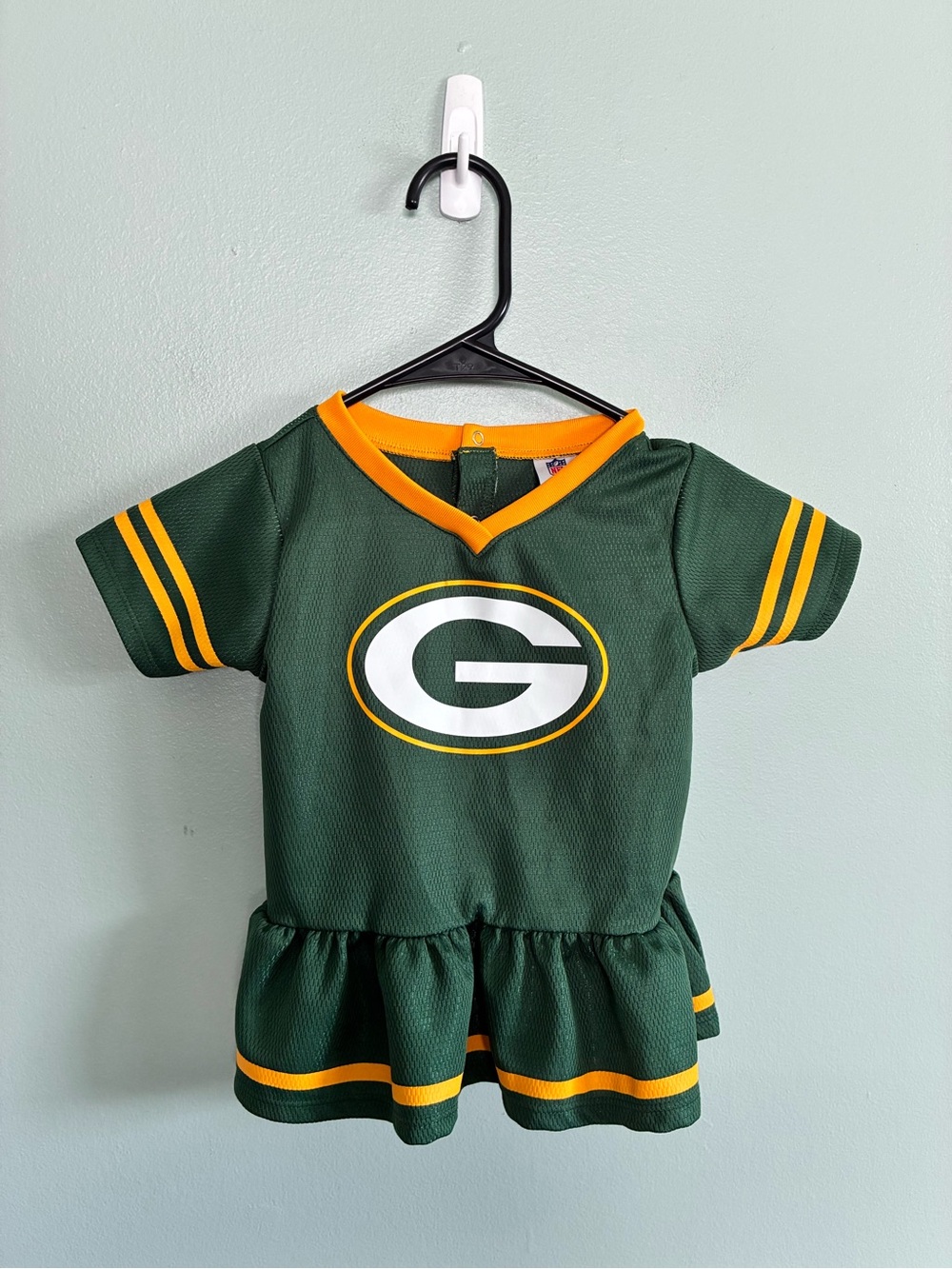 Gerber NFL Green Bay Packers Girls Baby Infant Dazzle Dress 18 Months